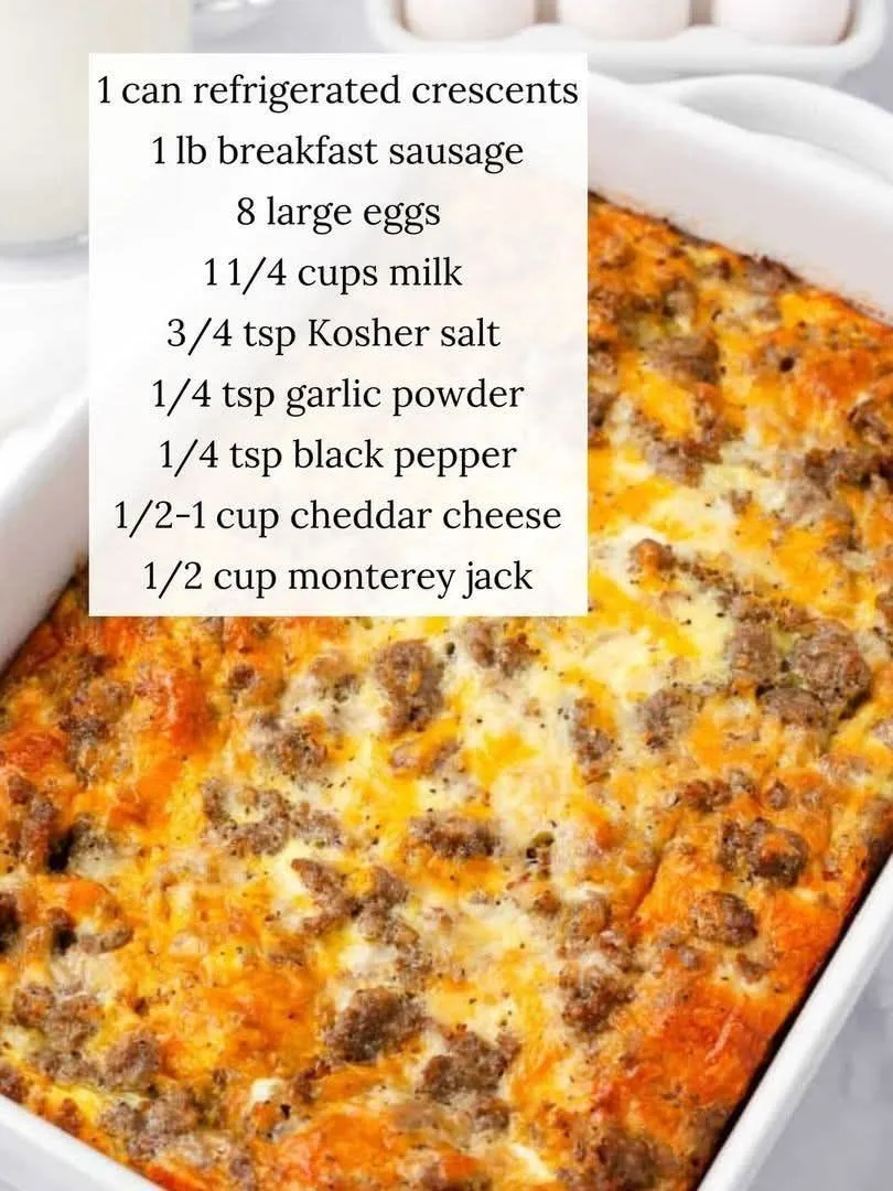 Crescent Roll Breakfast Casserole