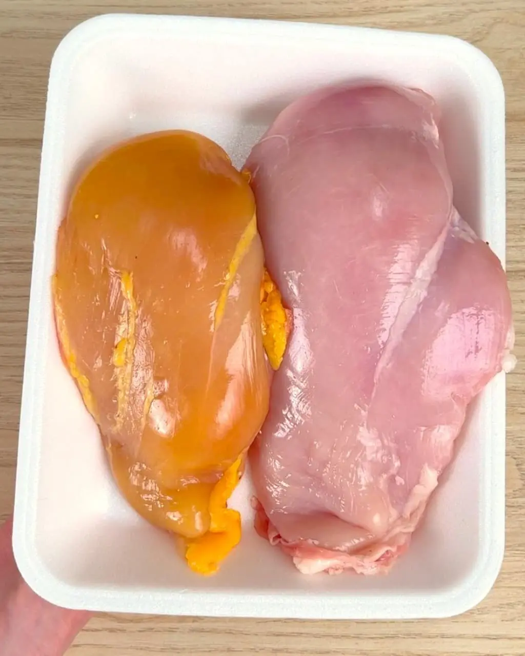 WHITE CHICKEN OR YELLOW CHICKEN?