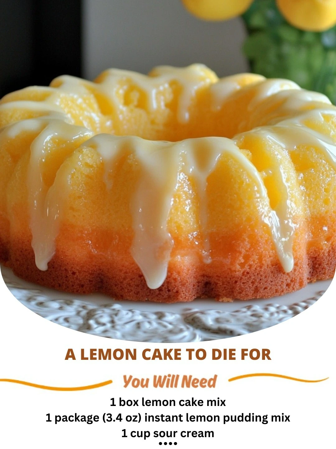 A Lemon Cake To Die For: Zesty, Moist, and Irresistibly Bright! 🍋🎂