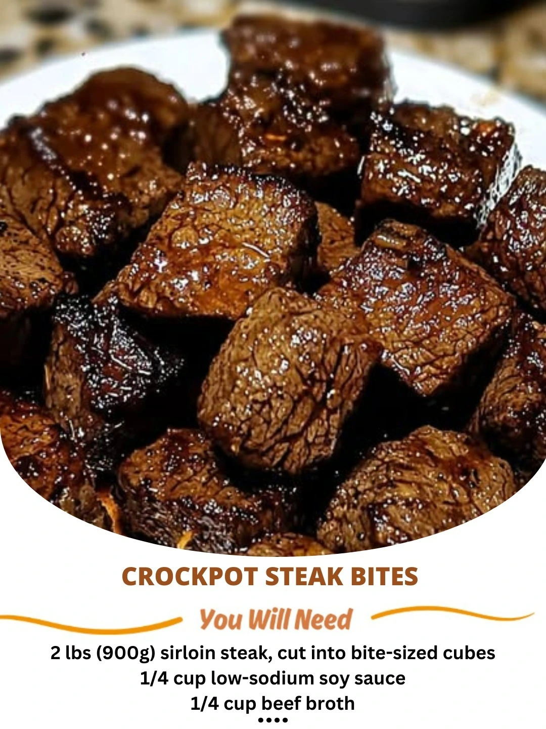 Crockpot Steak Bites – The Easiest (and Most Tender!) Steak Recipe Ever! 🥩🔥