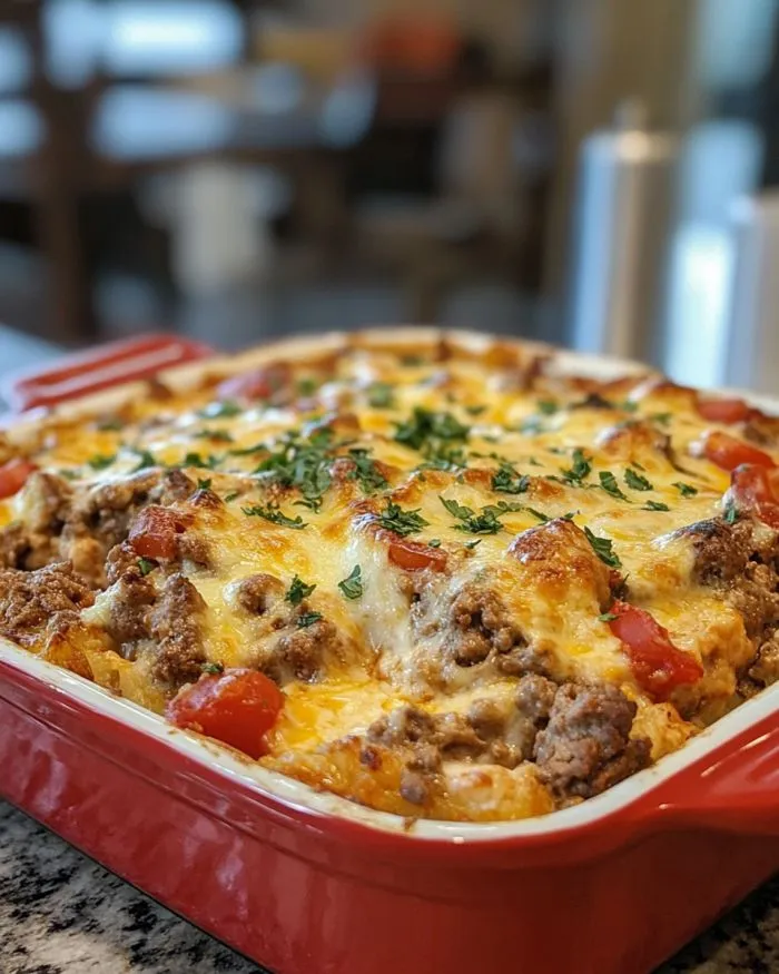 My family frequently asks for this casserole. It’s a real winner!