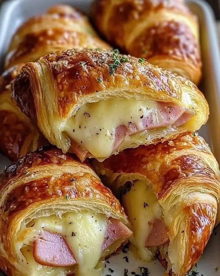 best Ham and Cheese Puff Pastry Pinwheels
