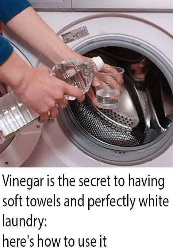 yup, vinegar helps clean the washing machine thoroughly: here’s how to use it