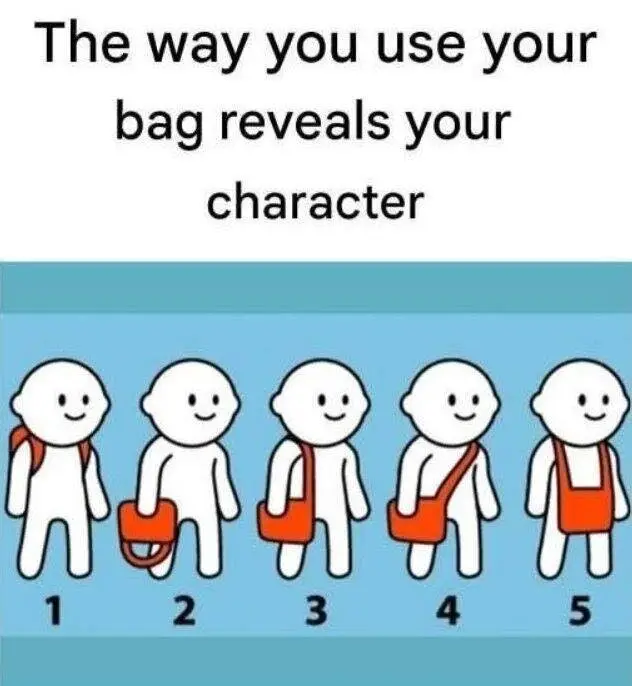 What Your Bag-Carrying Style Reveals About Your Personality