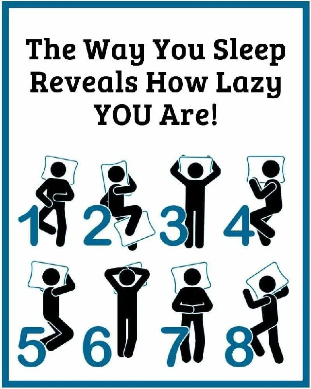 The Way You Sleep Reveals How Lazy You Are and…
