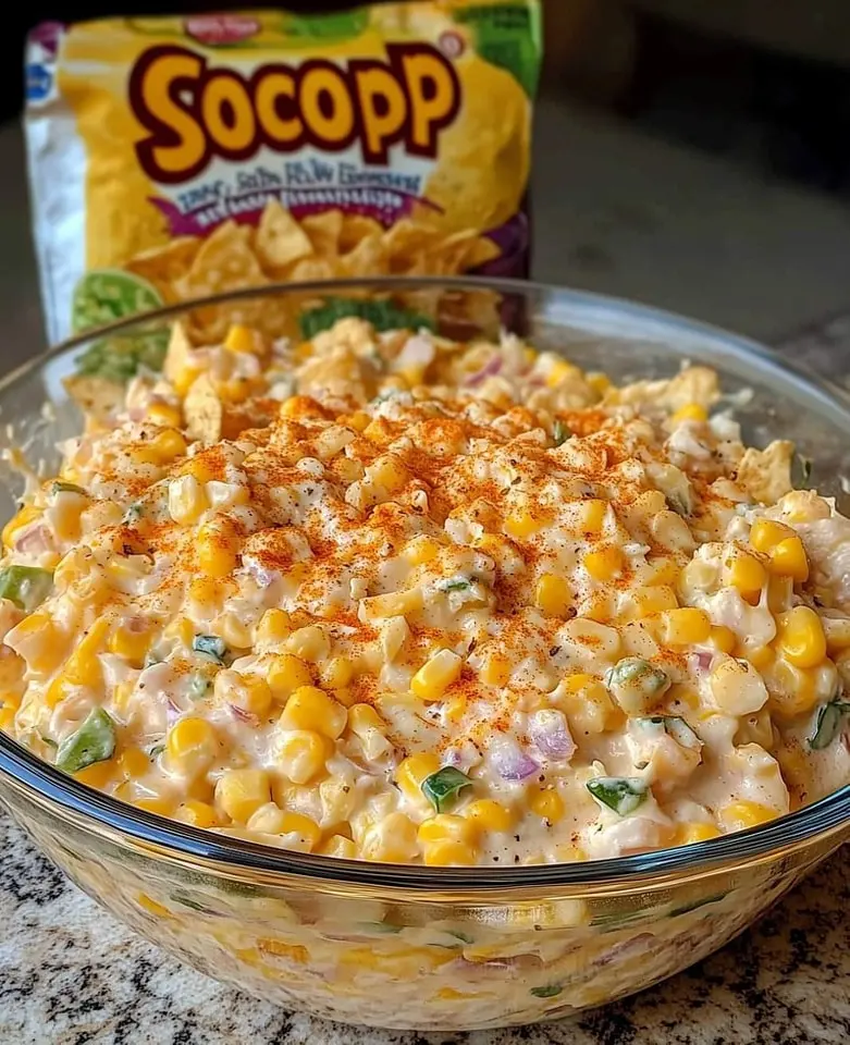 Irresistible Mexican Corn Dip
