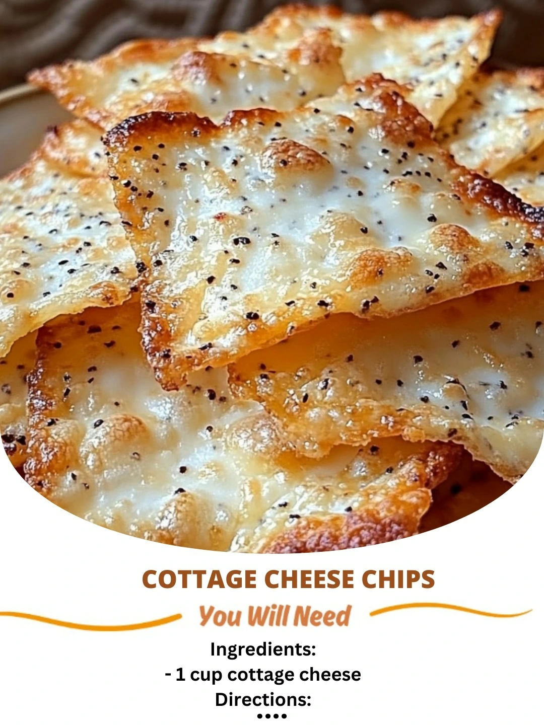 🧀 Cottage Cheese Chips: A High-Protein, Low-Carb Snack You’ll Love 🧀