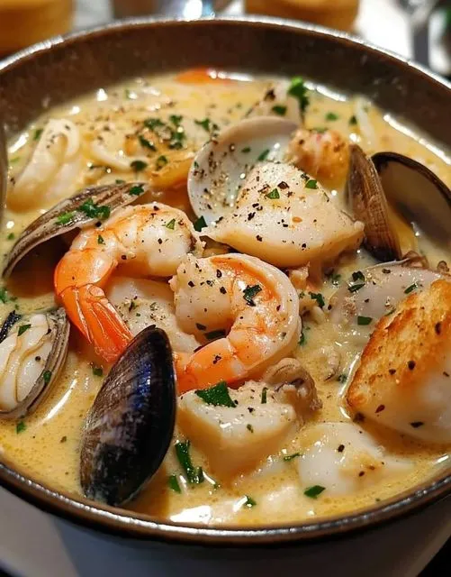 🍲 🐚 Creamy Seafood Boil 🐚 🍲🍲