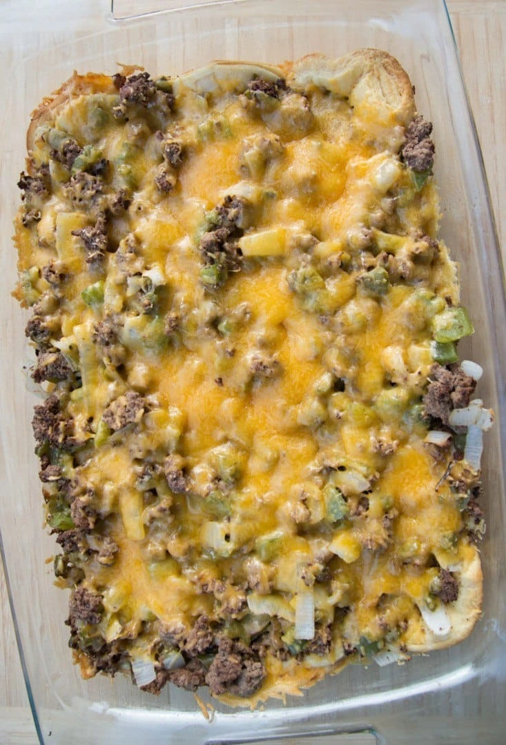 PHILLY CHEESE STEAK CASSEROLE