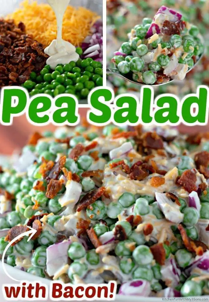 Creamy Pea Salad with Bacon Recipe