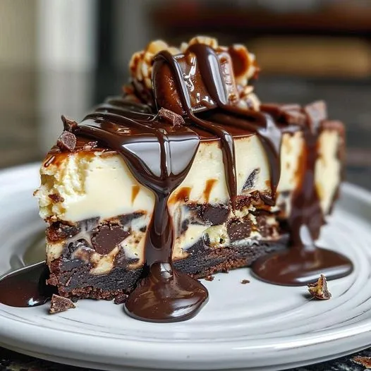 No-Bake German Chocolate Cheesecake