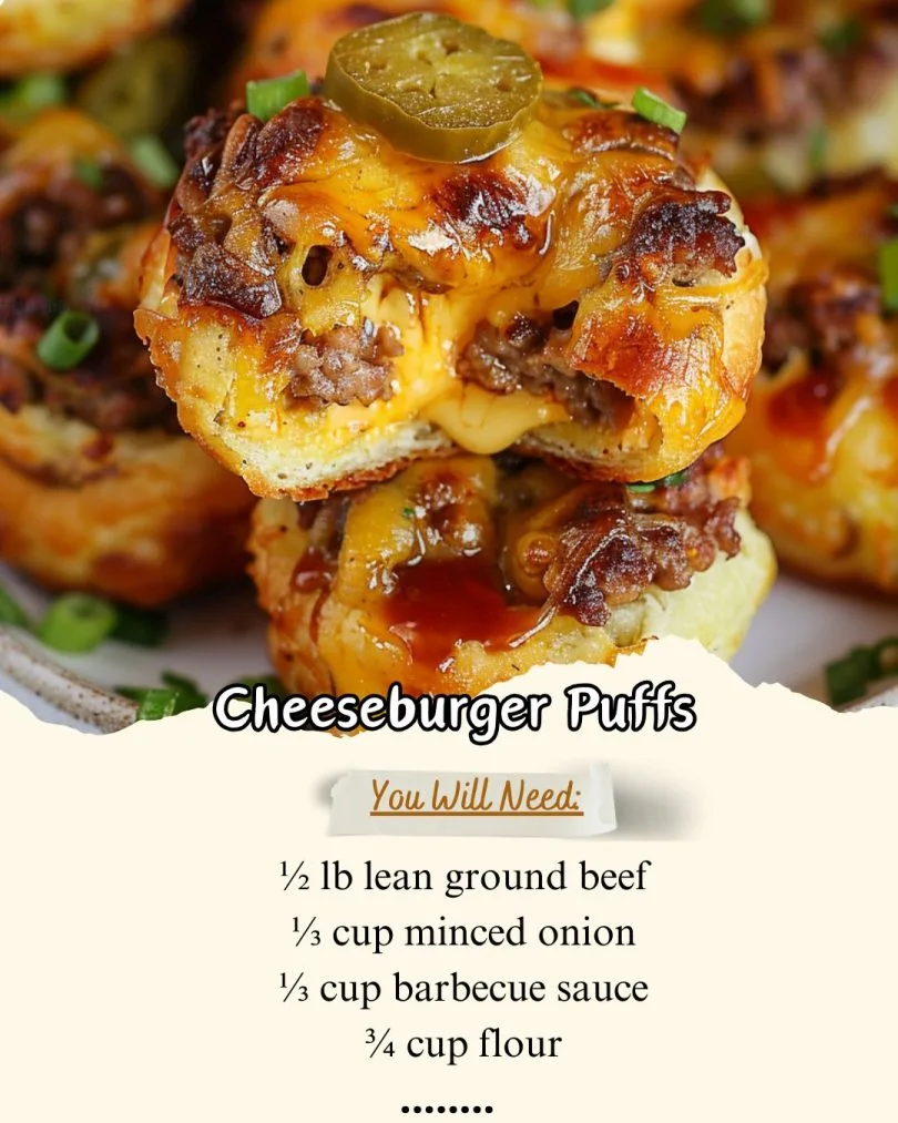 Cheeseburger Puffs Recipes