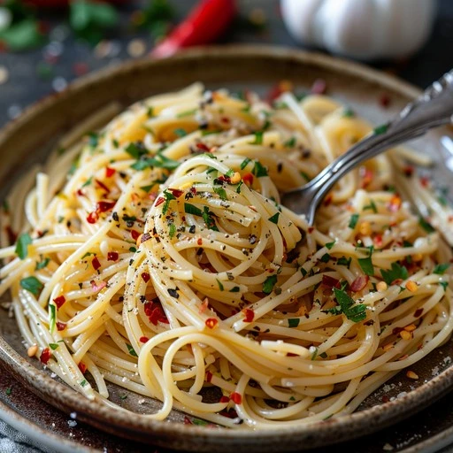 Spaghetti Aglio e Olio Recipe