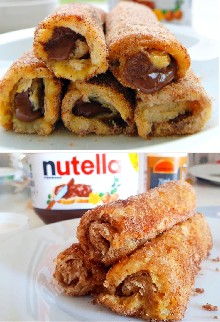 Cinnamon Sugar Toast Roll-Ups