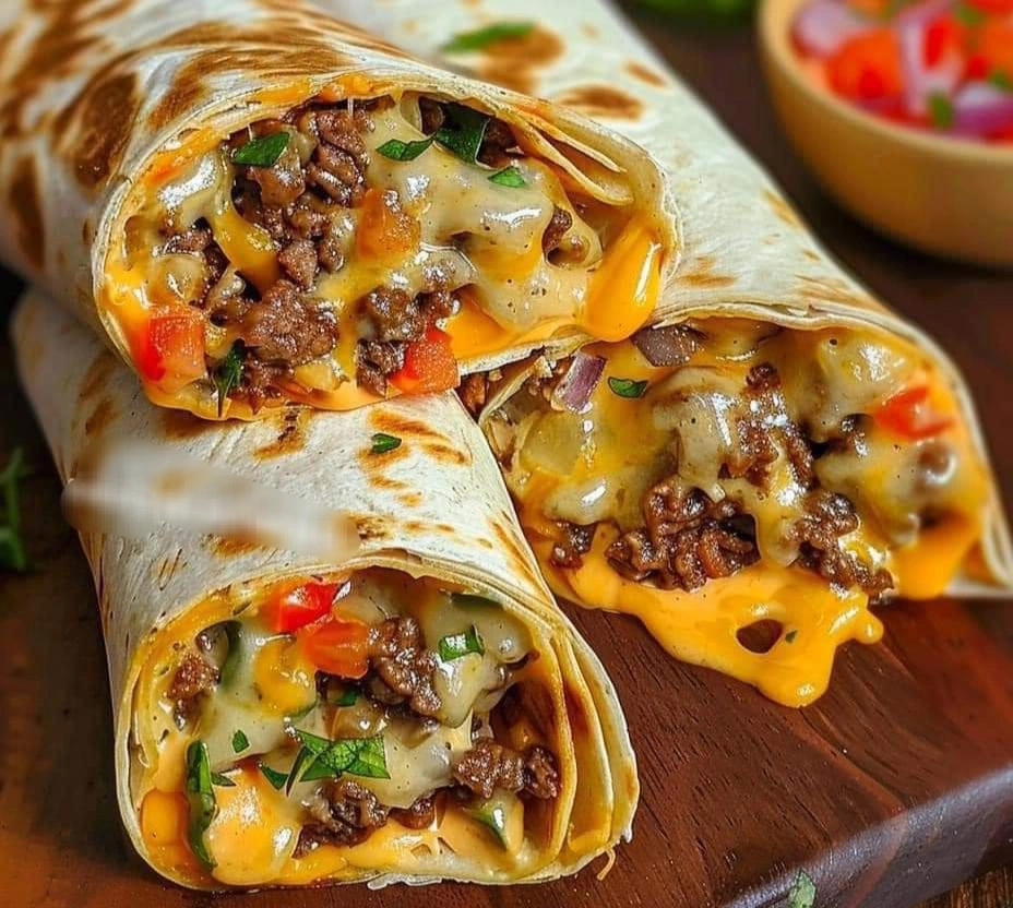 Nacho Cheese Beef Wrap