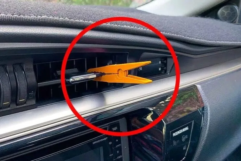 Sticking a clothespin into the heating grid: the little-known but useful trick