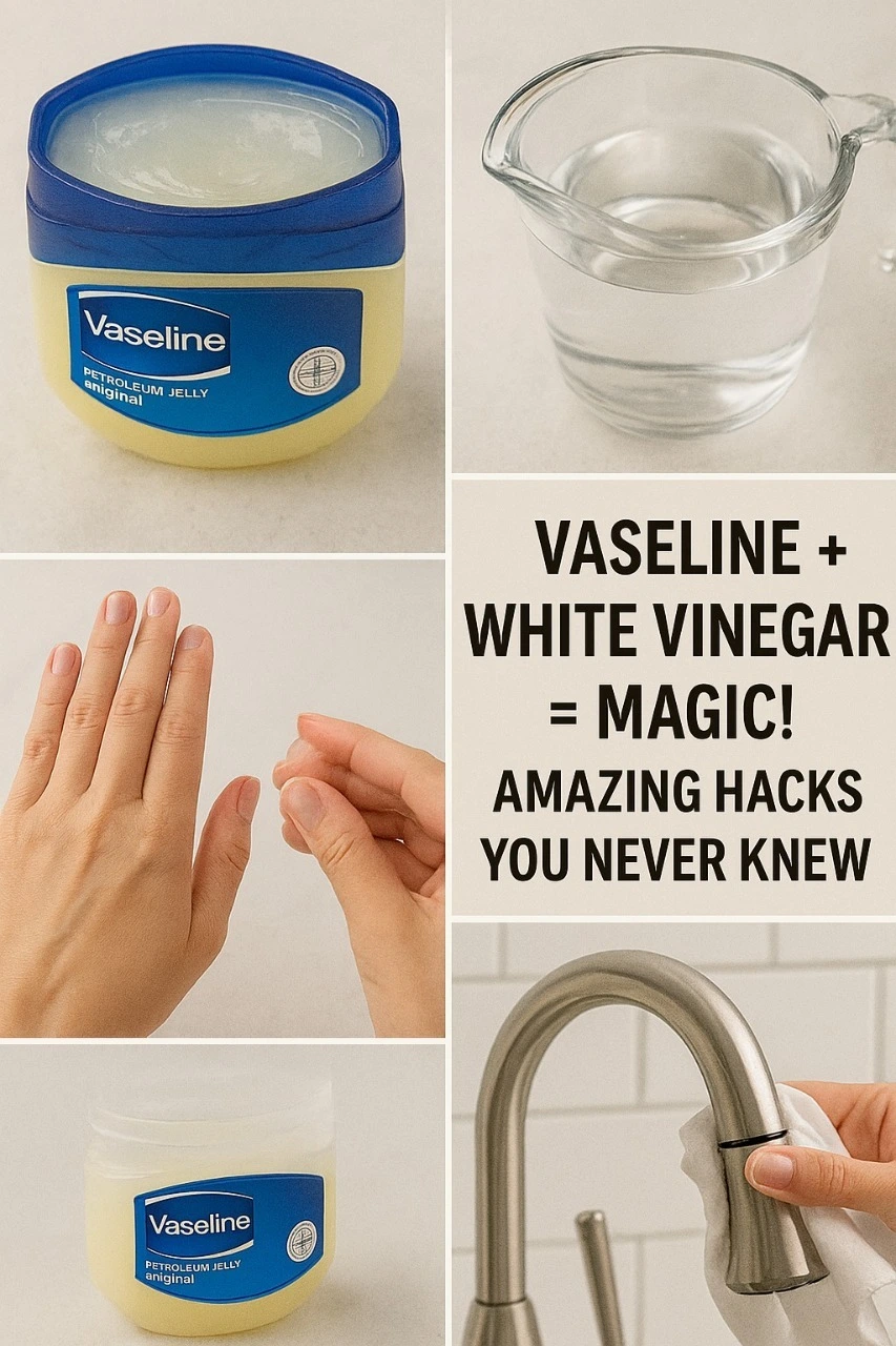 Vaseline + White Vinegar: 10 Brilliant Household and Beauty Hacks
