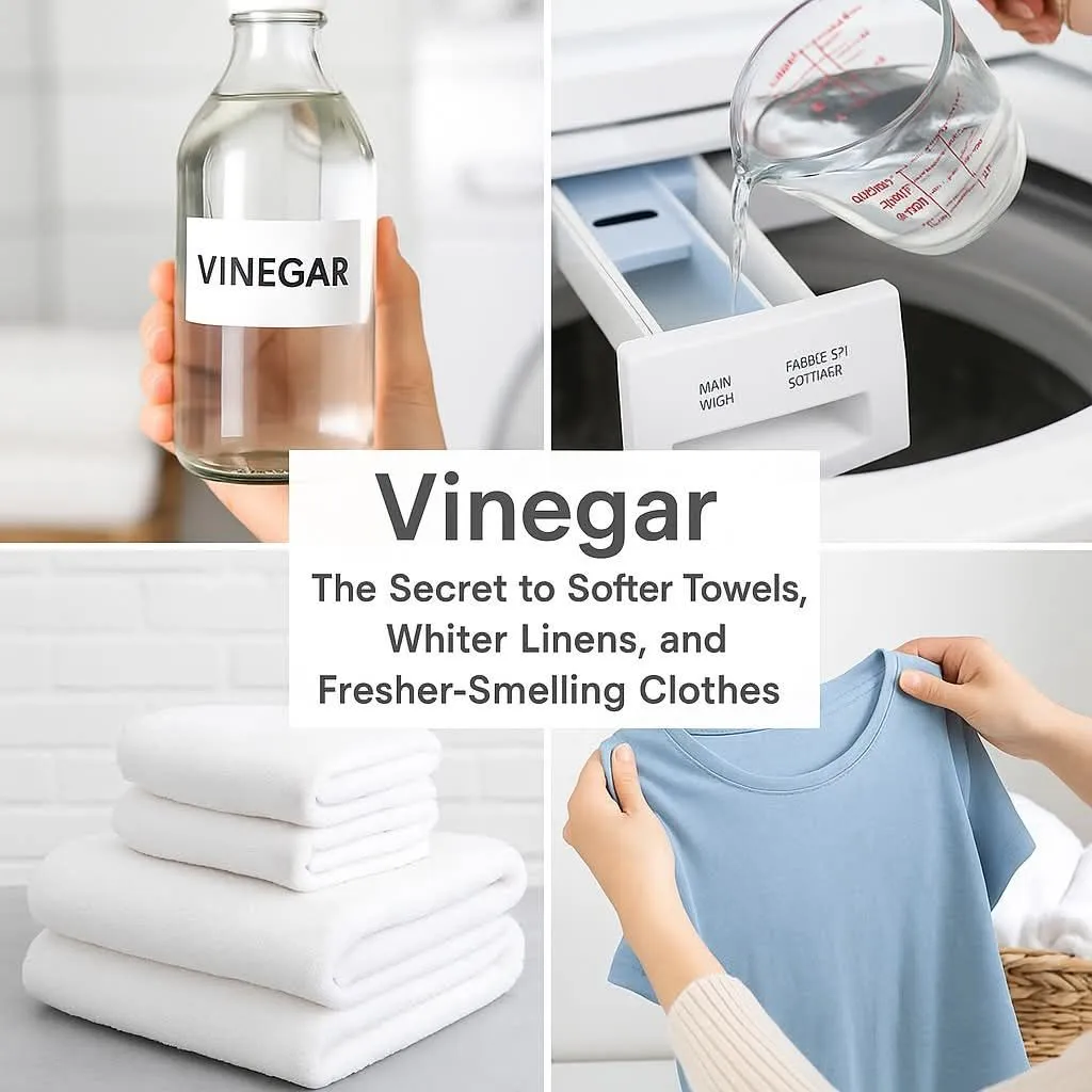 Vinegar for Fresh, Odor-Free Laundry