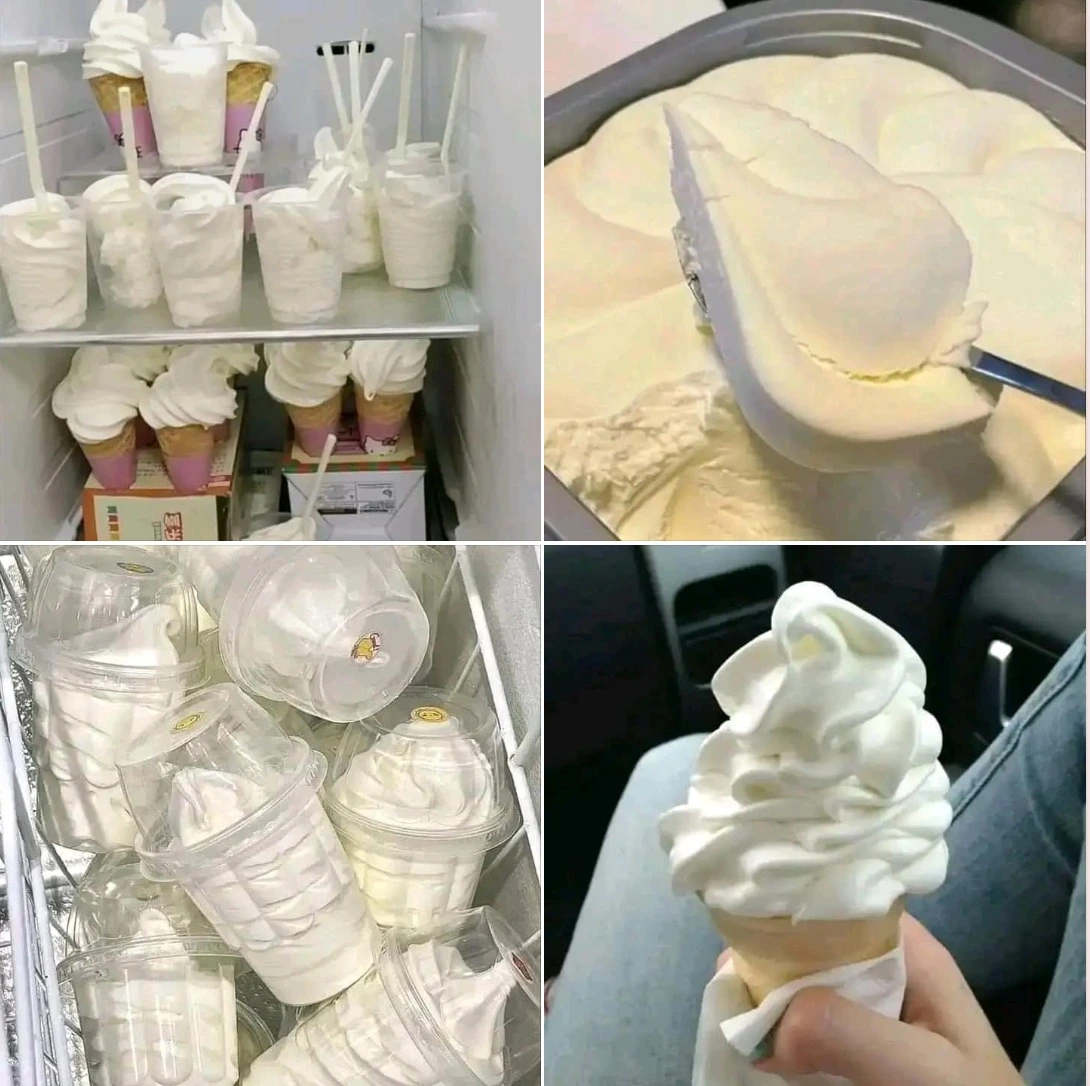 Classic vanilla ice cream