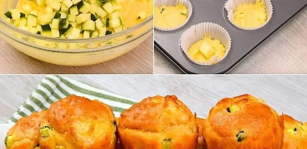 Zucchini-Filled Savory Muffins: Moist and Fragrant!