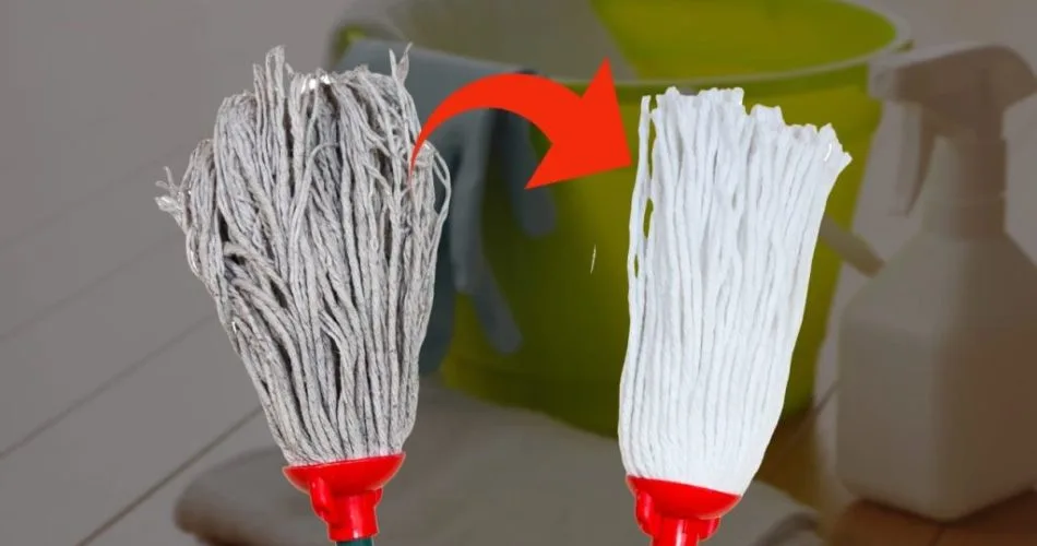 Dirty mop, the home trick to make it look new again in 5 minutes