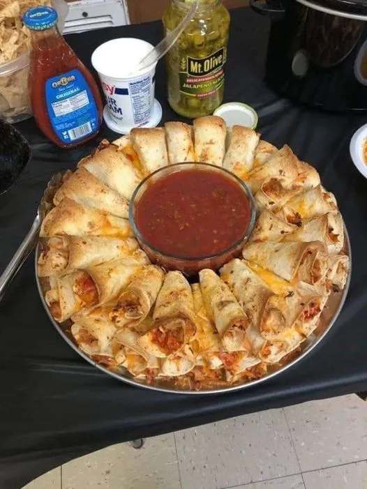 Blooming Quesadilla Ring Recipe